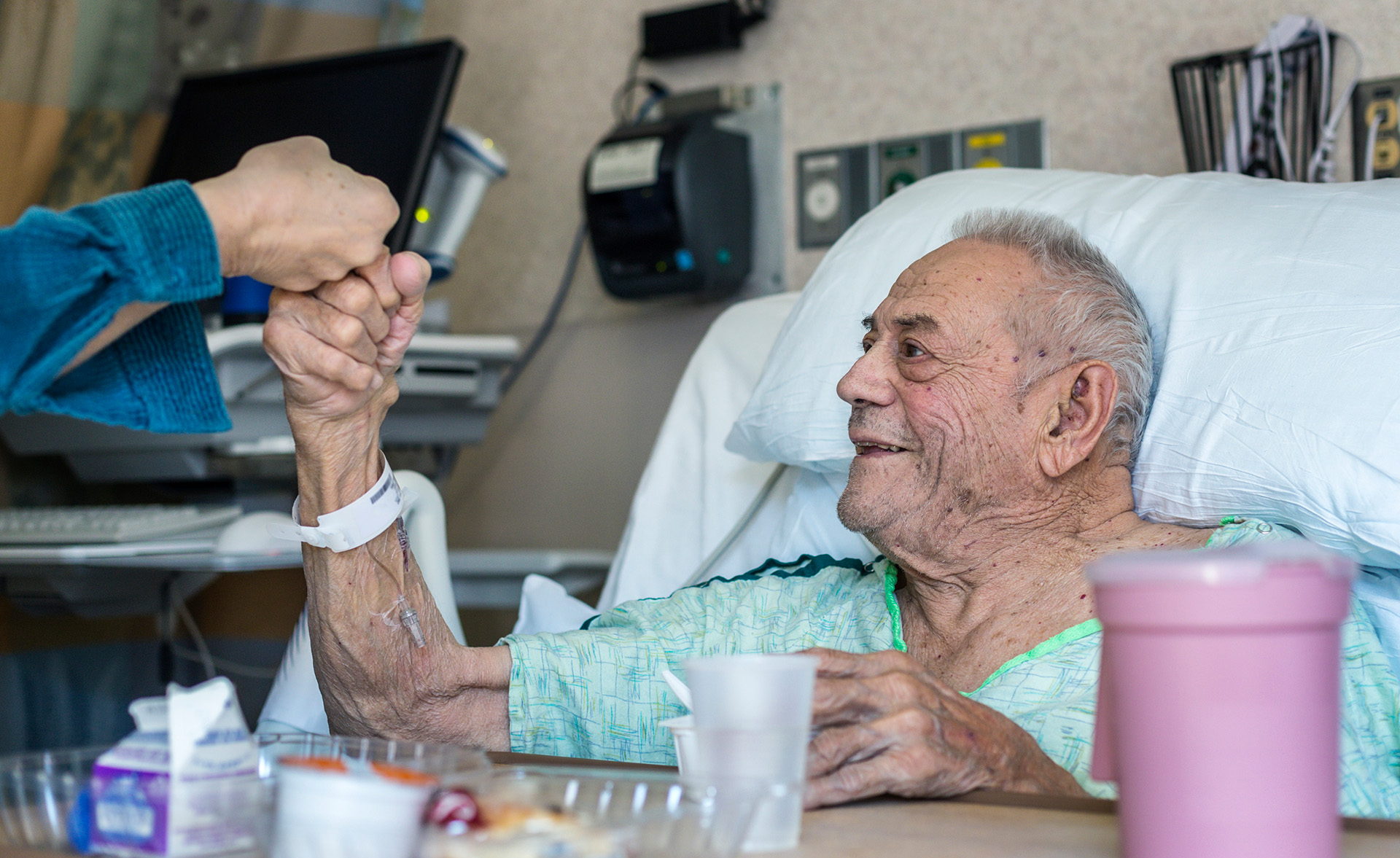 Besuch im Krankenhaus